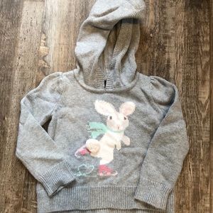 Baby Gap bunny hooded spring sweater